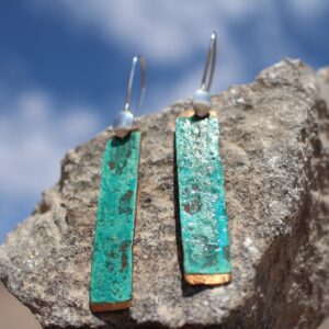 AROS EN COBRE PINTADO